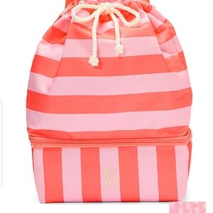 Victoria's Secret Pink Striped Cooler Bag